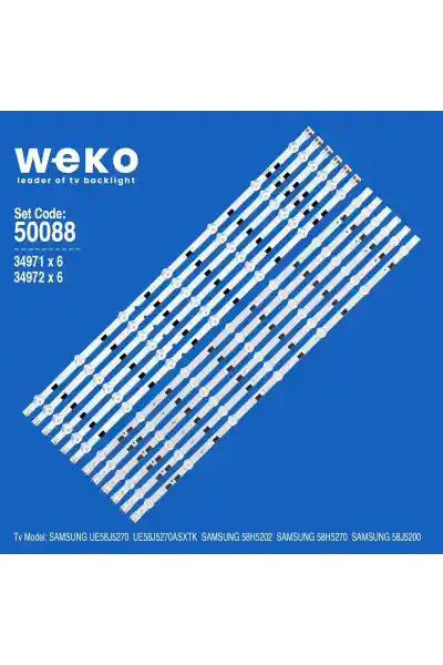 Samsung UE58H5203 58'' inç 12 Adet Tv Led Bar