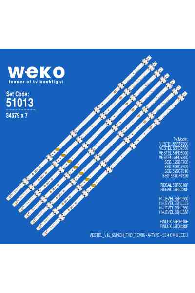 Seg 55SC7600 55'' 7 Adet Tv Led Bar