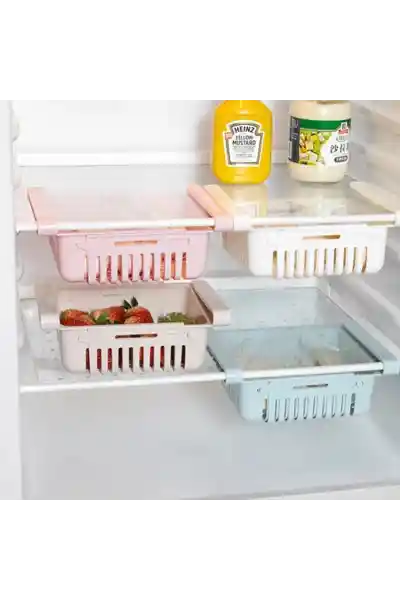 Sunup Buzdolabı İçi Geçmeli Düzenleyici Raf - Görsel 3