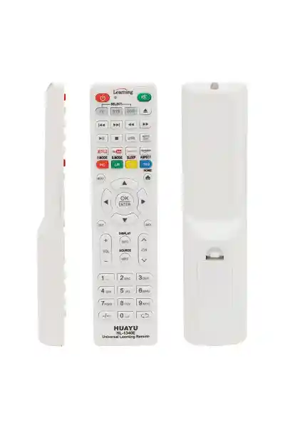 Huayu HL-1340E TV-LCD-Uydu-DVD Öğrenebilen Netflix-Youtube-Amazon Tuşlu Akıllı Kumanda