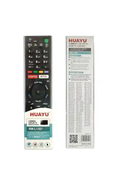 Huayu RM-L1351 Sony Netflix-Youtube-Google Play Tuşlu Universal Lcd-Led Tv Kumandası - Görsel 2