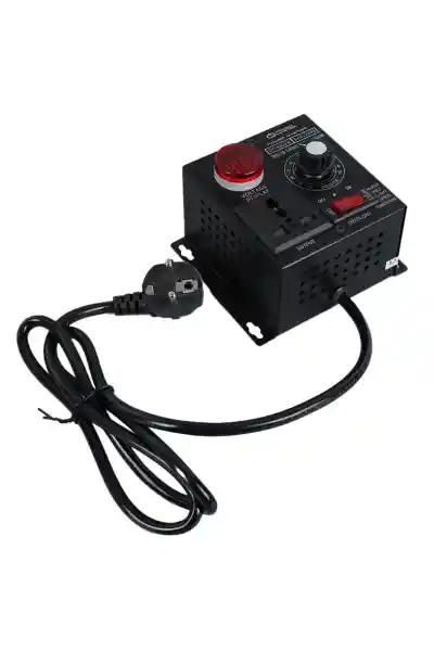 PowerMaster PM-21013 10-100V AC 4000 Watt 15A Hız Işık Kontrolü Motor Sürücü Voltaj Regülatör - Görsel 3