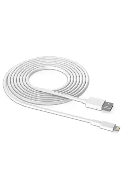 Powermaster PM-24123 Beyaz 3 Metre 2 Amper iPhone Lightiıng Şarj Data Kablosu - Görsel 4