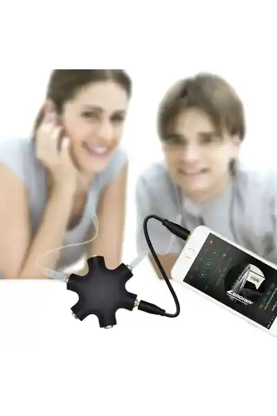 PowerMaster PM-24172 6'LI 3.5mm Stereo AUX Çoklayıcı - Görsel 3