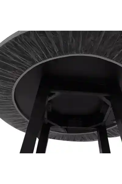 Sunup SN-24899 Pvc Şeffaf Yuvarlak Masa Örtüsü Su Geçirmez Alez Etkinlik Örtüsü 10 Adet 120cm - Görsel 2