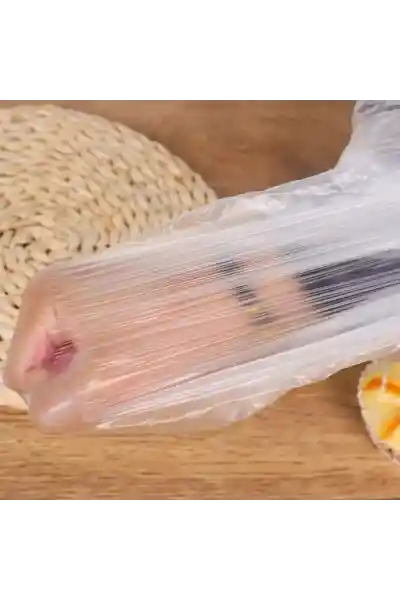 Sunup SN-24899 Pvc Şeffaf Yuvarlak Masa Örtüsü Su Geçirmez Alez Etkinlik Örtüsü 10 Adet 120cm - Görsel 3