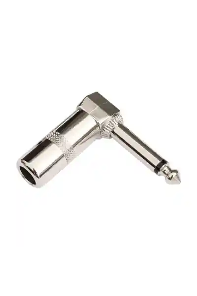6.3 Mm Mono L Tip Metal Gitar Jack