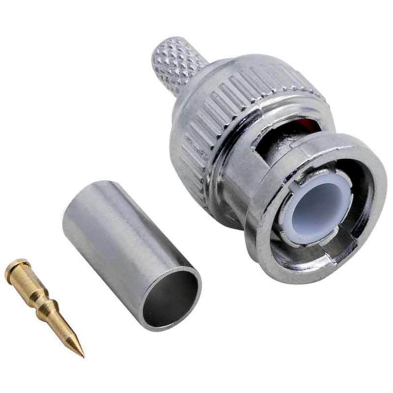 Bnc Fiş Erkek Sıkmalı Konnektör RG 58 Tip