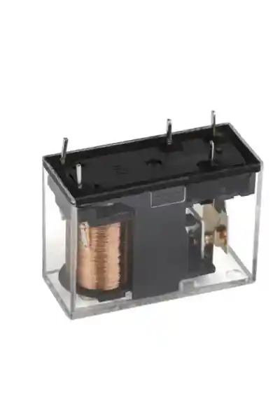 12 Volt Röle Tek Kontak 5 Bacak 10 Amper HLS-14F1L-DC12V-C - Görsel 2