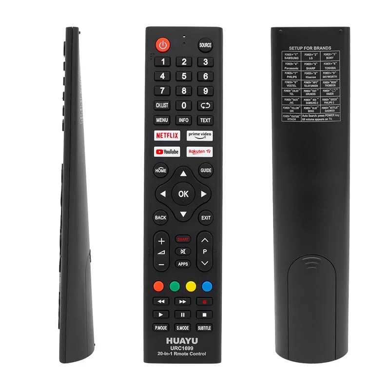 Huayu URC1699 20in1 Netflix - Youtube - Prime Video Tuşlu Universal Lcd-Led Tv Kumanda