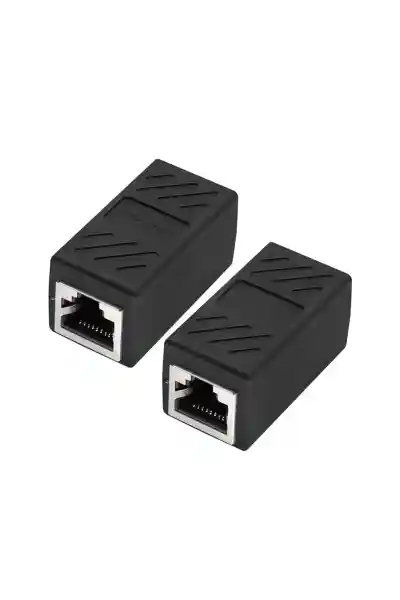 PowerMaster PM-24809 RJ45 to RJ45 Kaplin-Coupler Dişi Metal 8P-8C Ara Aparat (Tekli) - Görsel 2