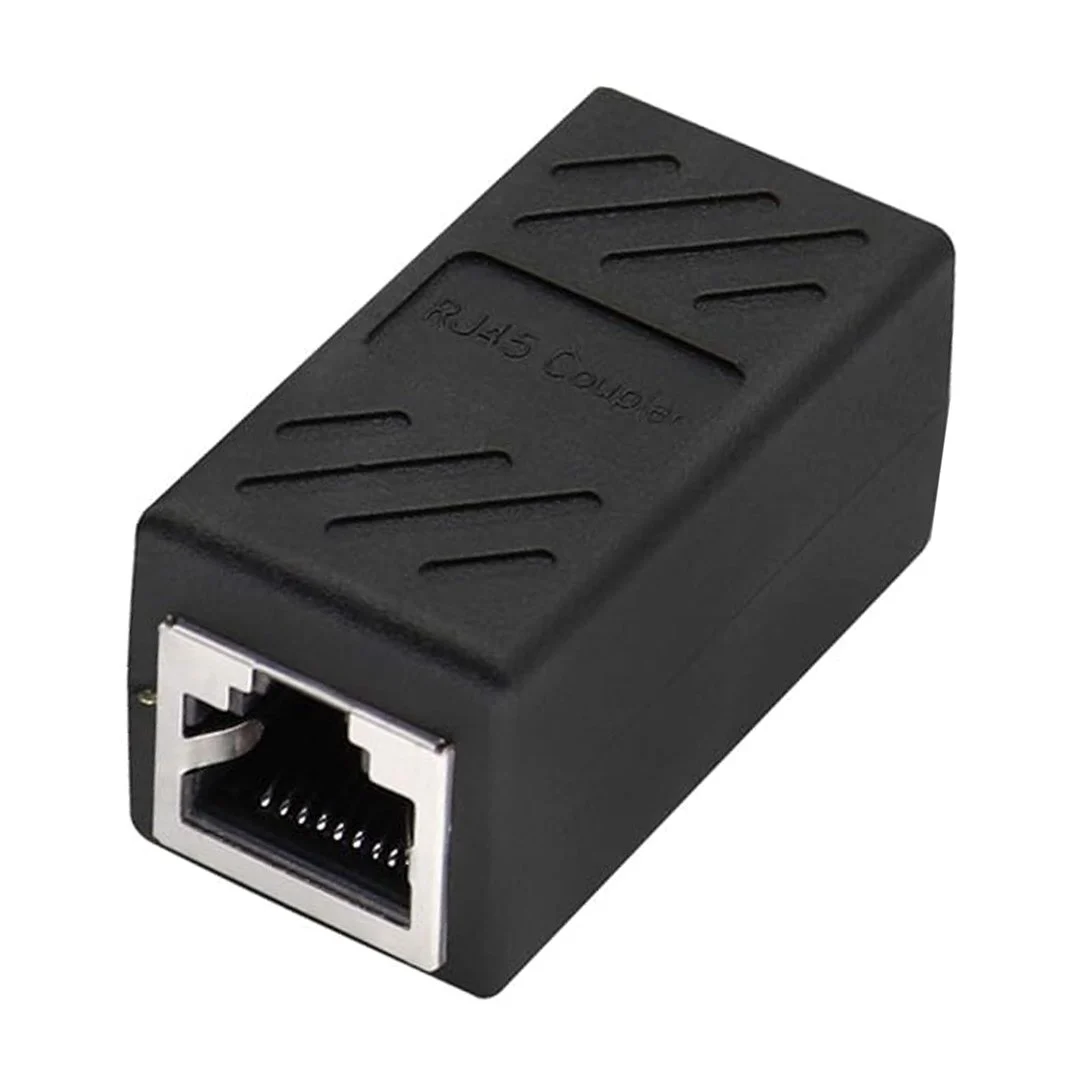 24809 PowerMaster PM-24809 RJ45 to RJ45 Kaplin-Coupler Dişi Metal 8P-8C Ara Aparat (Tekli) - Görsel 1