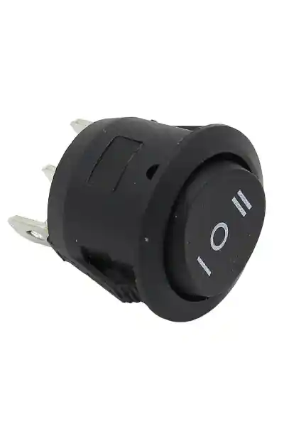 Powermaster PM-31598 Üç Konumlu 1.0.2 Işıksız Yuvarlak Anahtar - Görsel 2