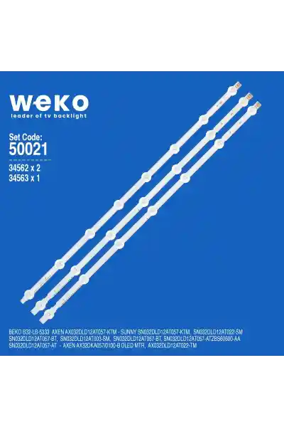 Sunny Sn032DLD12AT057-Ktm 32'' inç 3 Adet Tv Led Bar