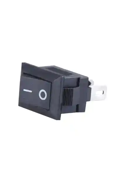 TK 91 IC-120 Yükseltici Anahtarı 2 Pin Siyah 3Amper - 250Volt - Görsel 2