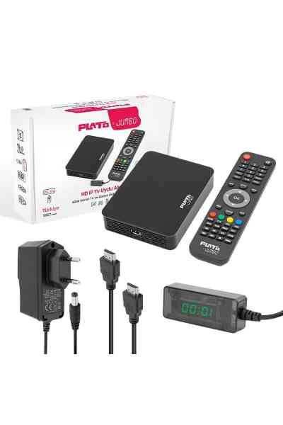 Plato Jumbo Linux Tabanlı Ethernet Girişli IP TV Uydu Alıcısı - Görsel 3