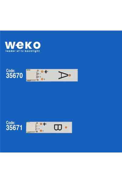 Wkset-5204 35670X4 35671X3 Vestel 55 Uhd Drt 7 Adet Led Bar (7+8Lens) - Görsel 3