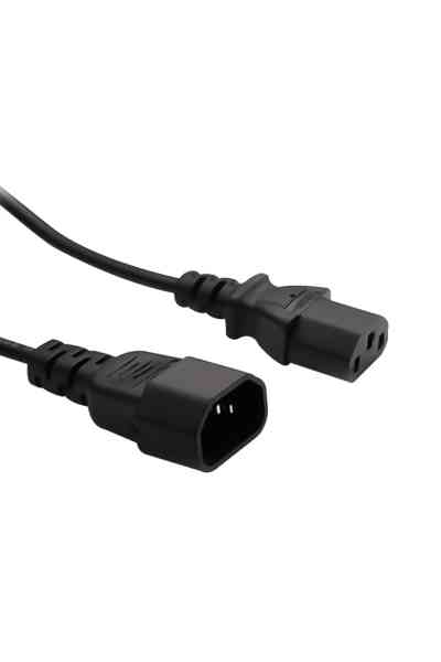 Powermaster PM-20115 1 Mm Siyah 1.5 Metre C7 Bilgisayar Ara Kablo - Görsel 2