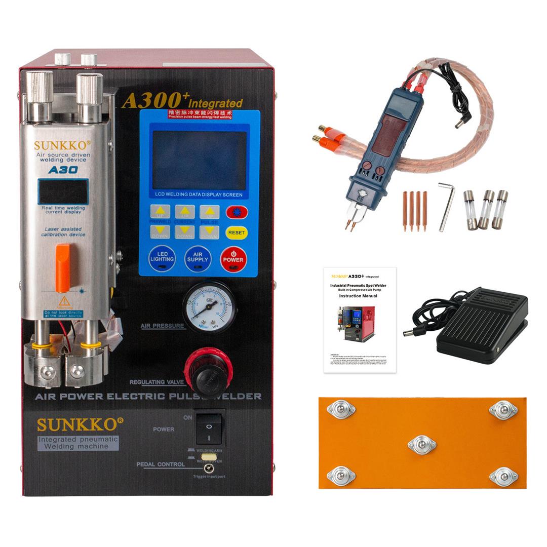 sunkko-a300-pil-punto-kaynak-makinesi73b-89ea Sunkko A300+ Pil Punto Kaynak Makinesi ve 73B Kaynak Kalemi - Görsel 1