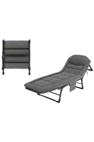 Sunup SN-26975 Taşınabilir Ayarlanabilir 5 Kademe Sünger Kamp Yatak Şezlong (Kazayağı) - Görsel 3