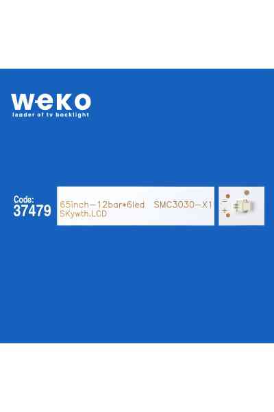 Wkset-6811 37479X12 65İnch-12Bar*6Led Smc3030-X1 Yal13-0063030M-01 12 Adet Led Bar - Görsel 2