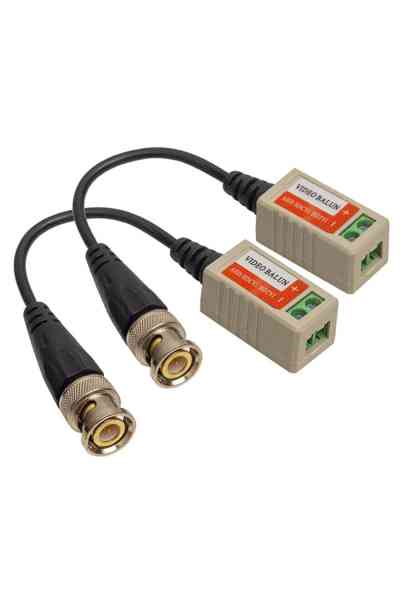 Powermaster Video Balun Adaptör NVL-206P