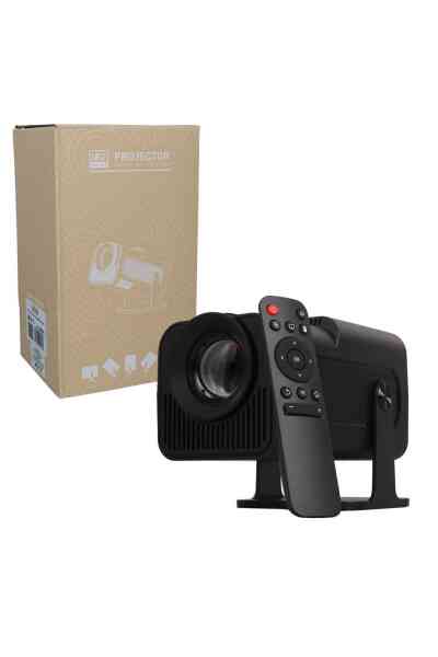 Projeksiyon Cihazı Hello HY320 Android 11 Akıllı LED Ayarlanabilir Projeksiyon FHD Kablosuz Görüntü Aktarım Destekli Ev Sinema Sistemi - Görsel 5